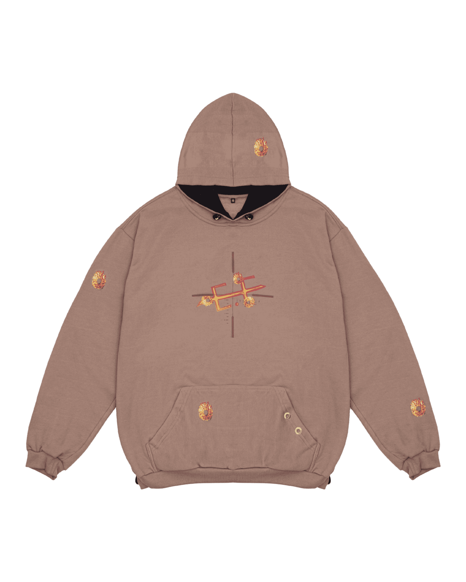 Hoodie On Sight Brown